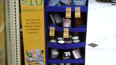 Safeway/Gillette Promotional Pallet Display