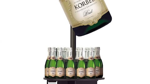Korbel Rotating Bottle Floorstand