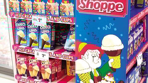 Keebler, Nabisco Cone Displays