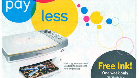 Kodak Ink Incentive FSI