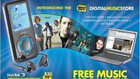 Best Buy Digital Music Store Feature