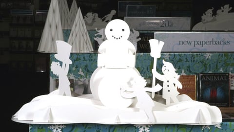 Borders 2005 Holiday Display