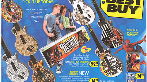 Best Buy 'Guitar Hero III' Circular Cover