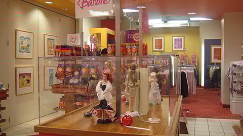 FAO Schwarz Barbie Tabletop Display