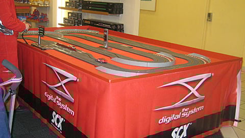 FAO Schwarz Race Car Demo Display