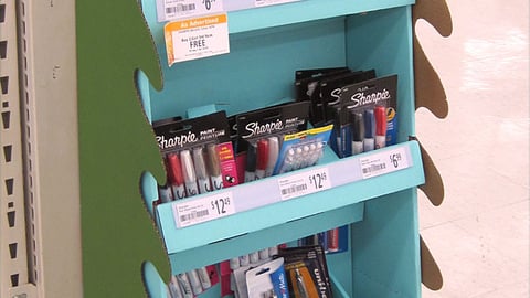 OfficeMax Sharpie 'Decoration Station' Floorstand