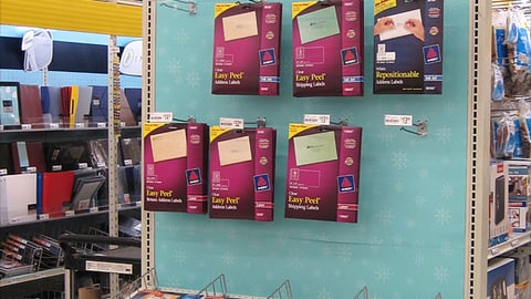 OfficeMax 'Season's Greetings' Endcap