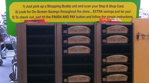 Stop & Shop Shopping Buddy Station