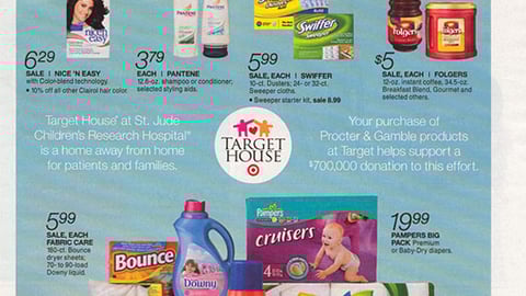 Target P&G Cause Feature
