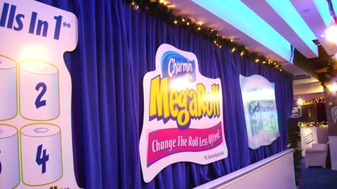 Charmin Restrooms Corridor Signage