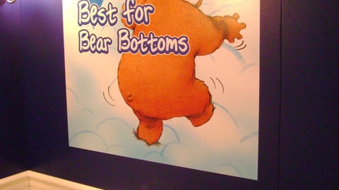 Charmin Restrooms Wall Graphic