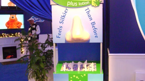 Charmin Restrooms Puffs Floorstand