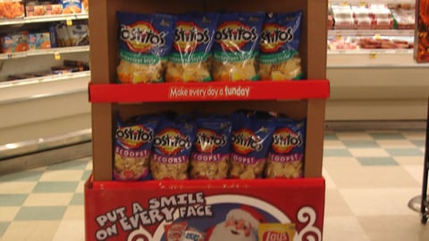 Frito-Lay Holiday Pallet Display