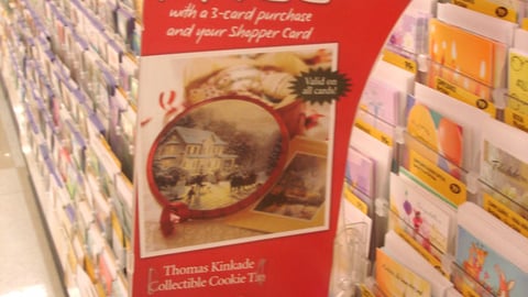 Hallmark Holiday Shelf Sign