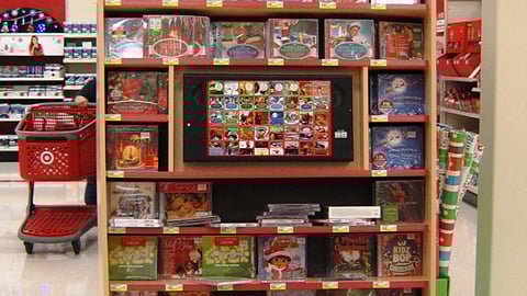 Target 'Sounds of Christmas' Endcap