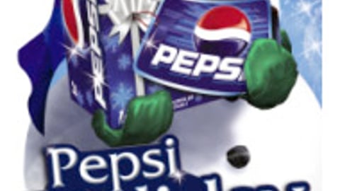 Pepsi 'Holiday Packs' Snowman Standee