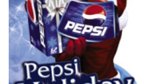 Pepsi 'Holiday Packs' Santa Standee