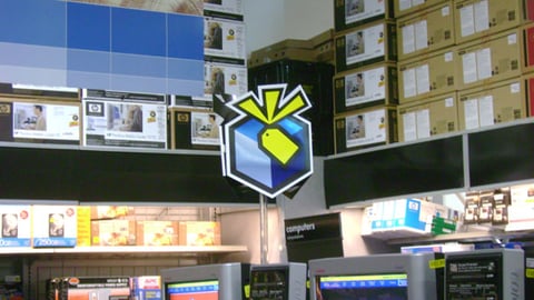 Best Buy 'Gift Box' Pole Topper