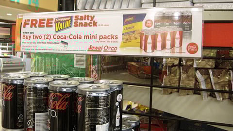 Jewel-Osco Coca-Cola Incentive Rack Topper