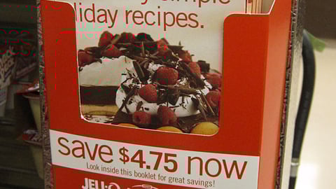 Kraft, Dole, SC Johnson 'Holiday Recipes' Booklet Dispenser