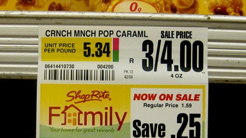 ShopRite Family Shelf Label