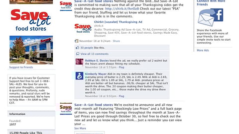 Save-A-Lot Facebook Page