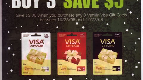 Rite Aid Visa Gift Card Feature