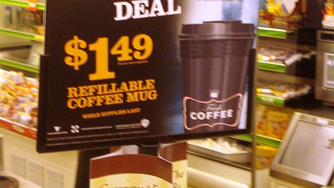 7-Eleven 'Sherlock Homes' Coffee Mug Counter Display
