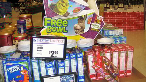 Kellogg's 'Shrek the Third' Standee