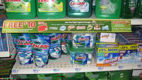 P&G/Kmart Shelf Sign