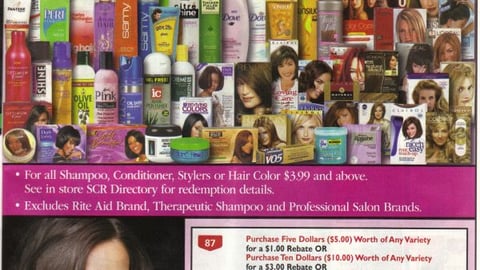 Rite Aid Hair Care Rebate Feature
