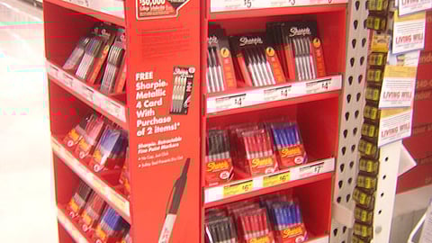 Office Depot/Sharpie Pallet Display