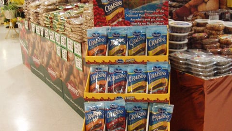 Craisins Snack Packin' Floorstand