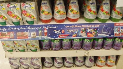 Kmart/SC Johnson Offer Shelf Sign