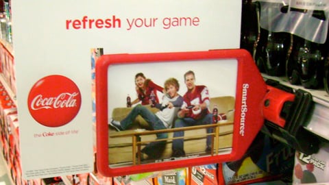 Coca-Cola 'Refresh Your Game' Shelf Talker