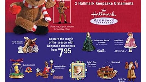 Longs Hallmark Reindeer Feature