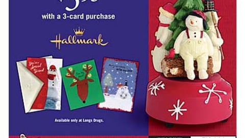 Longs Hallmark Snowmen Feature