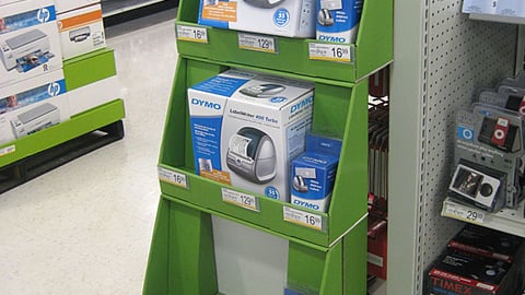 Dymo OfficeMax Holiday Floorstand