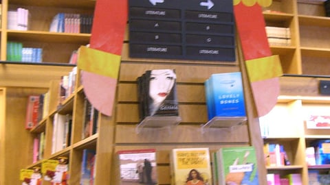 Borders Holiday Endcap