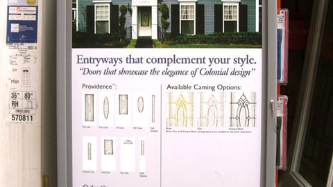 Home Depot/Masonite Swing Bay Sign