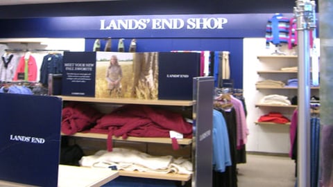 Sears Lands' End Shop Merchandising