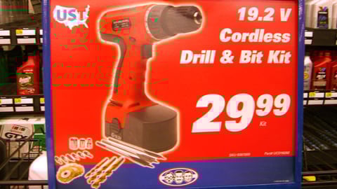 Pep Boys Auto Endcap Header