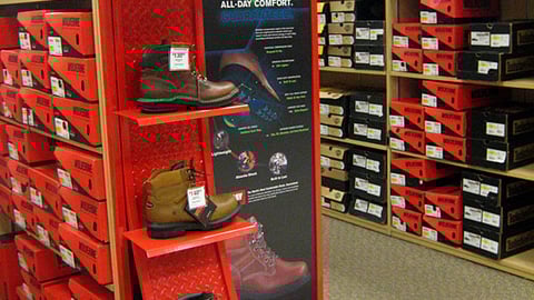 Wolverine Footwear Endcap