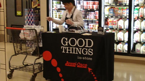 Jewel-Osco 'Good Things In Store' Sampling Station