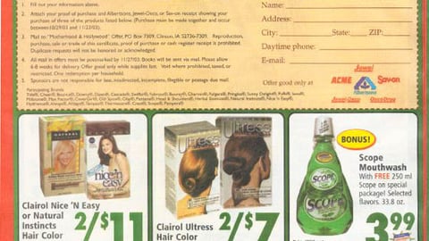 Albertsons/P&G Book Offer