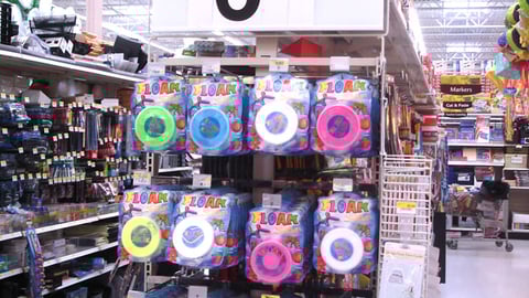 Wal-Mart 'Home for the Holidays' Endcap Sign