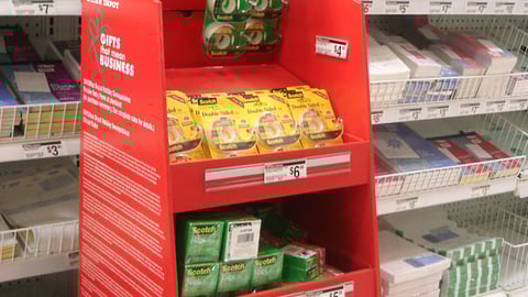 Office Depot/Scotch Sweeps Floorstand