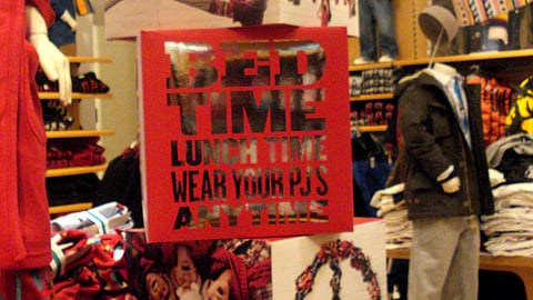 Gap 'Holiday Cheer' Children's PJs Counter Display