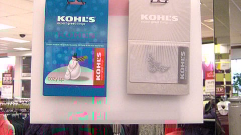 Kohl's Holiday Gift Card Merchandiser