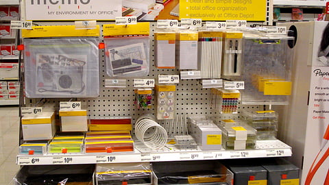 Office Depot Memo Endcap